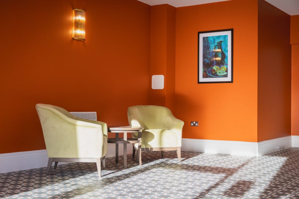 Main entrance communal space at Nightingale House