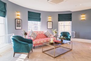 The communal area at Nightingale House in Wolverhampton