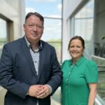 whg Chief Executive Gary Fulford and Aspire Housing Chief Executive Sinéad Butters MBE